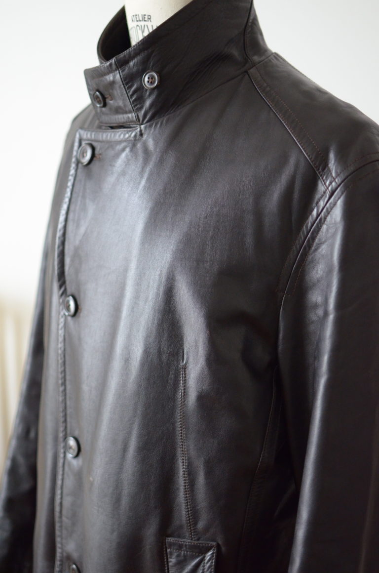 SERAPHIN leather coat (54 EU) - AU DRÔLE DE ZÈBRE