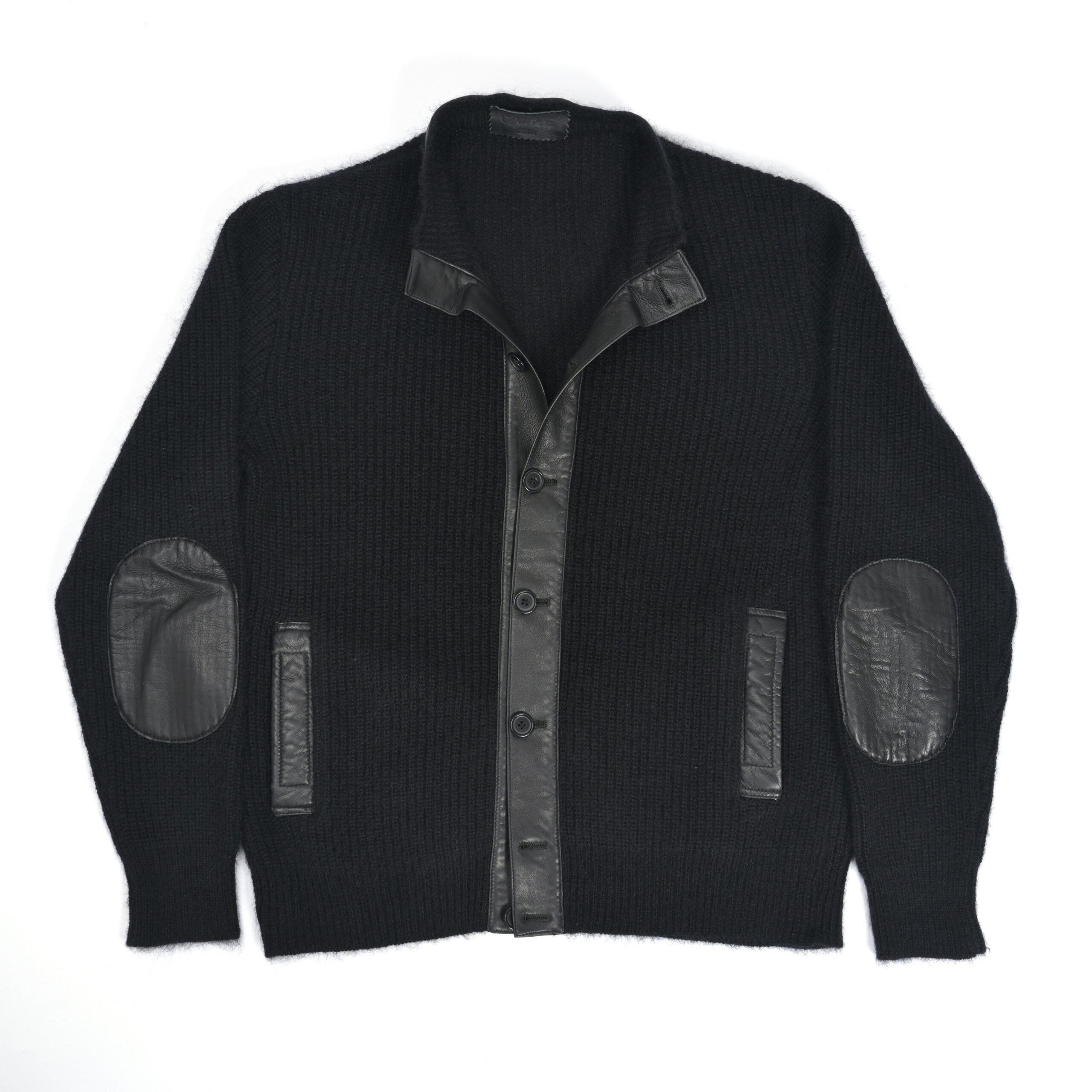 CHARVET wool & leather cardigan (48 EU) – Au Drôle de Zèbre – Au Drôle de Zèbre