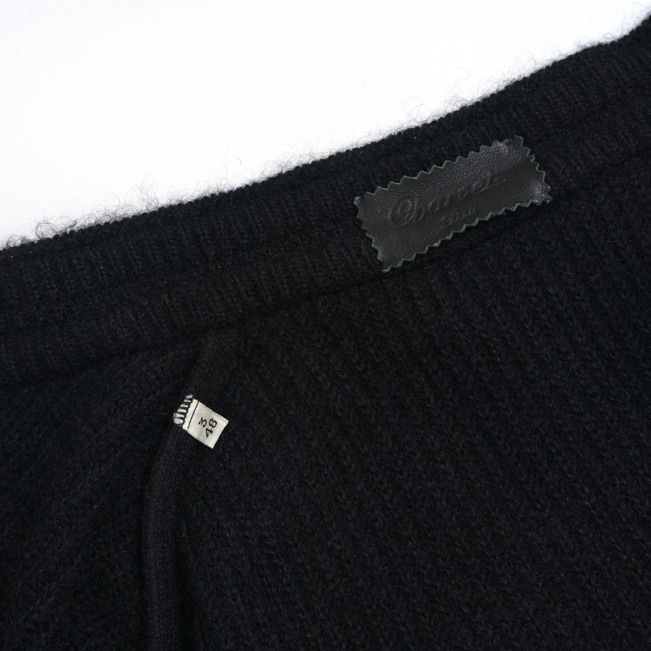 CHARVET wool & leather cardigan (48 EU) – Au Drôle de Zèbre – Au Drôle de Zèbre